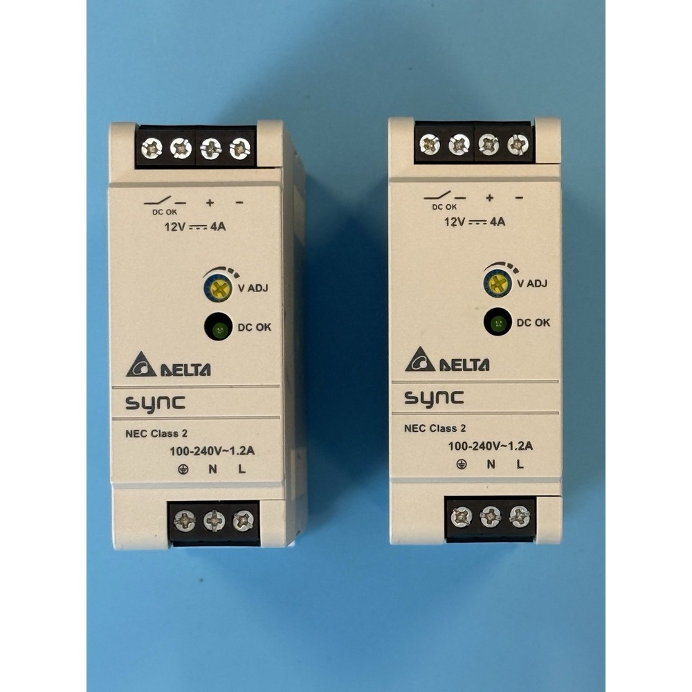 Lot Of 2 Delta DRS-24V50W1NR Switching Power Supply 24VDC